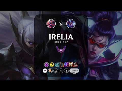Irelia Top vs Vayne - KR Master Patch 14.4