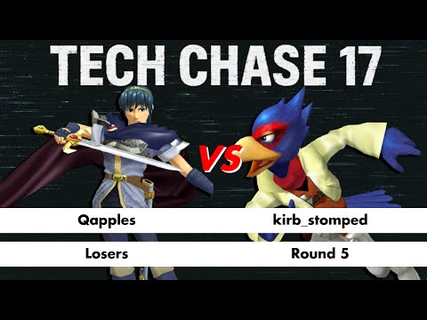 Tech Chase 17 Losers R5: Qapples (Marth) Vs. kirb_stomped (Falco)