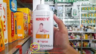 Download lagu VIDEO PRODUK 'REAL' BEDAK HEROCYN BAYI 100 G - CORONET CROWN mp3