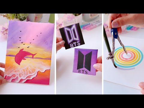 Amazing Painting Techniques for Beginners | Creative Art Ideas When You’re Bored #painting