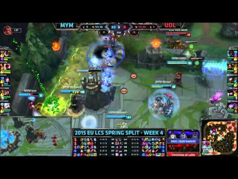 EU LCS Spring 2015 W4D2: Meet Your Makers vs Unicorns of Love Highlights