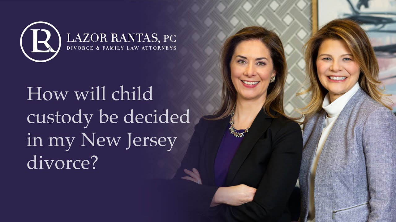 How will child custody be decided in my New Jersey divorce?
