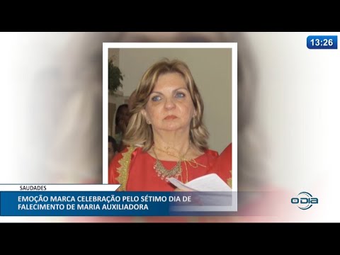Celebração do sétimo dia de falecimento de Maria Auxiliadora é marcada por emoção 19 04 2021