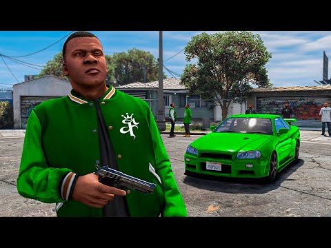 VIREI UM MEMBRO DA GANGUE NO GTA 5