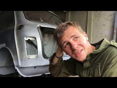 Classic mini restoration-rear light panel repair and fuel tank bracket