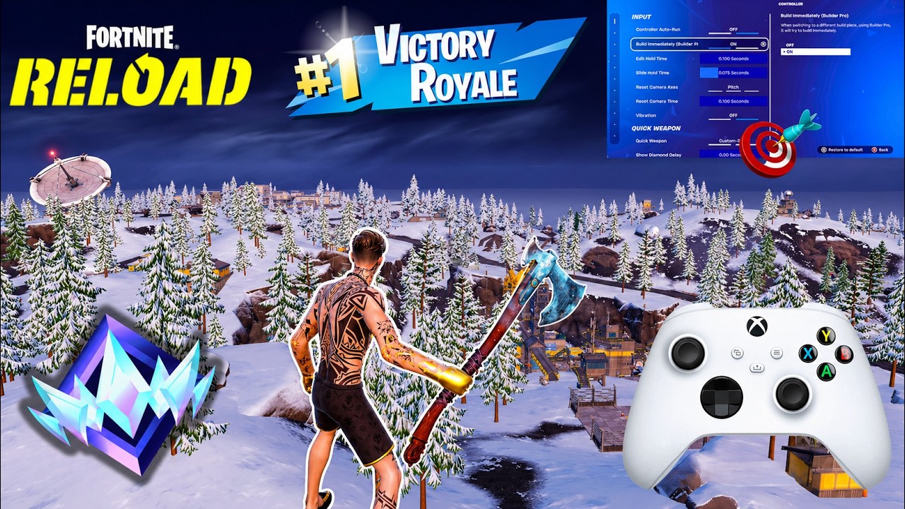 NEW BEST Controller SETTINGS + Sensitivity in Fortnite Chapter 7 (XBOX/PS4/PS5/PC)