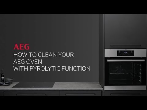 How to clean your AEG oven with pyrolytic function