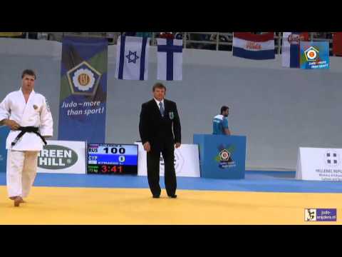Judo 2014 European Championships Cadets: Kolesnik (RUS) - Kyriakou (CYP) [-73kg]