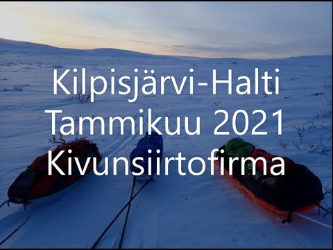 Skihike in Finnish Lapland, January 2021