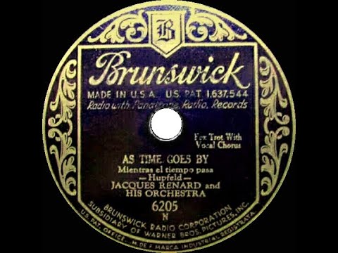 1931 HITS ARCHIVE: As Time Goes By - Jacques Renard (Frank Munn, vocal)