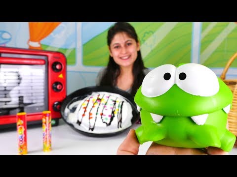 Yemek yapma oyunu. Om Nom pasta yapıyor!