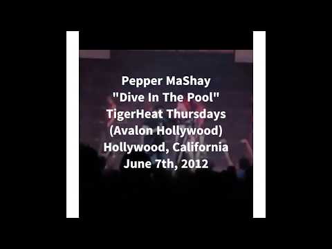 06-07-2012 Pepper MaShay @ TigerHeat Thursdays "Dive In The Pool" [Live Performance]