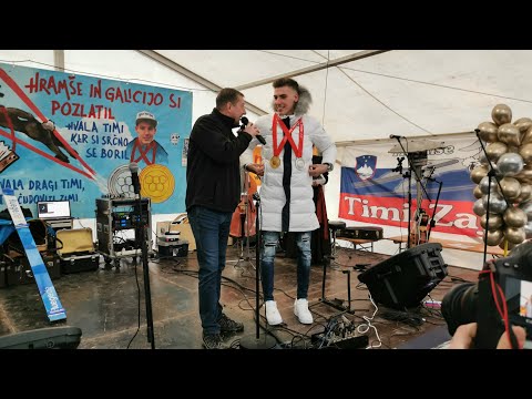 V Hramšah pripravili sprejem za Timija Zajca