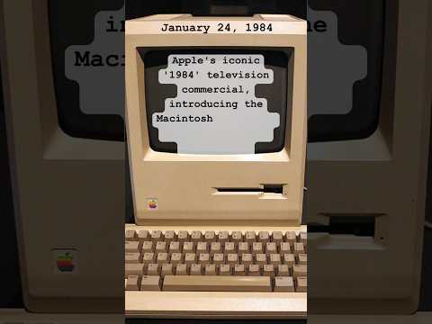 Apple MACINTOSH 40th anniversary is TODAY! Feel old yet? #apple #history  #onthisday
