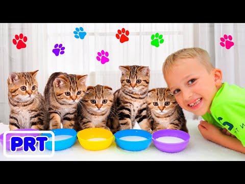 Vlad e Niki brincam com brinquedos - Vídeo de coleção para crianças