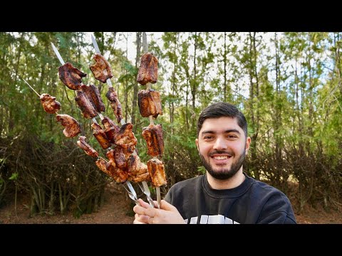 The secret of cooking the juiciest BBQ Kebab! Very easy and delicious!