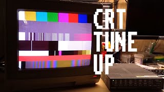 Giving my tube swapped monitor a tune up to make it look better