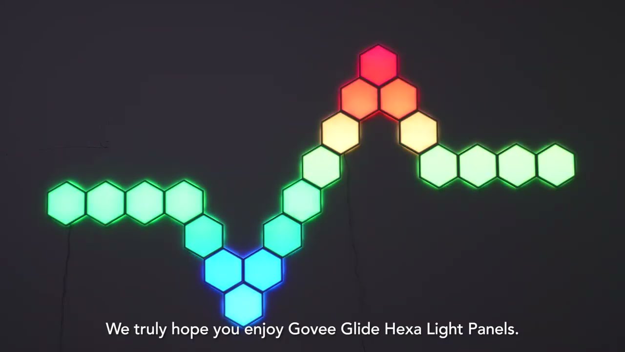 Govee Panelleuchte Glide Hexa, 10er, RGBIC