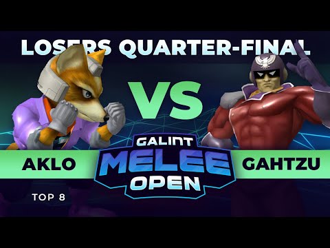 Galint Melee Open - Aklo (Fox) vs Gahtzu (Falcon) - Top 8