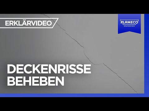 Risse an der Decke? Schnell gelöst mit Plameco Spanndecken.