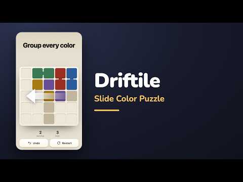 Driftile: Slide Color Puzzle video thumbnail