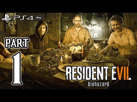 RESIDENT EVIL 7 Biohazard Walkthrough PART 1 (PS4 Pro) No Commentary Gameplay @ 1080p HD ✔