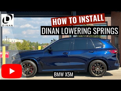 How to install Dinan Lowering Springs | BMW X5M