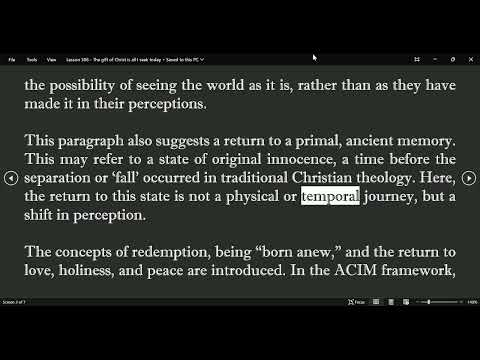 ChatGPT ACIM Lesson 306 - The gift of Christ is all I seek today