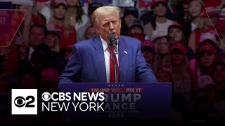 Donald Trump fills the Garden, Kamala Harris makes appearance in Philadelphia