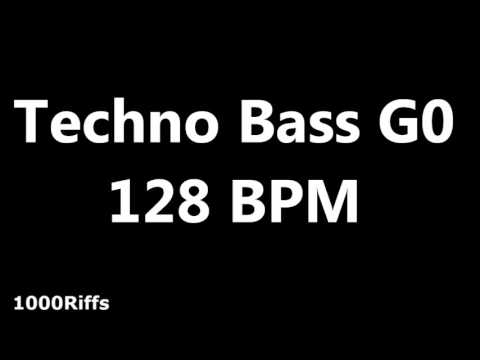 Techno Bass Metronome G0 : 128 BPM : Beats Per Minute