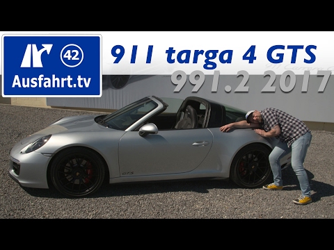2017 Porsche 911 targa 4 GTS (991.2) - Fahrbericht der Probefahrt, Test, Review
