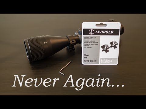 Leupold Rifleman Detachable Ring Mounts - User Experience Report