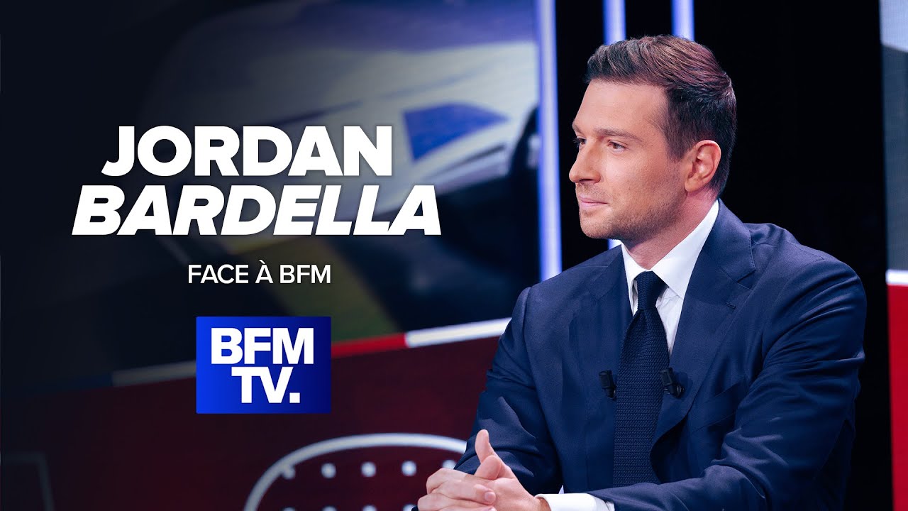 Jordan Bardella face à BFM