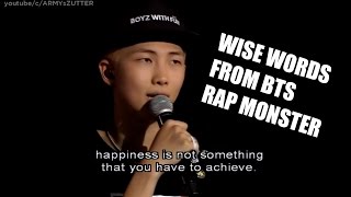 BTS RM Wise Words Compilation