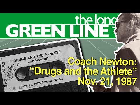 Coach Joe Newton "Drugs and Athlete" - given in 1987