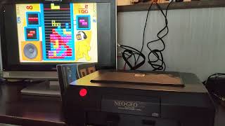 Neo Geo CD NeoTris 2026: Actual Hardware Gameplay 