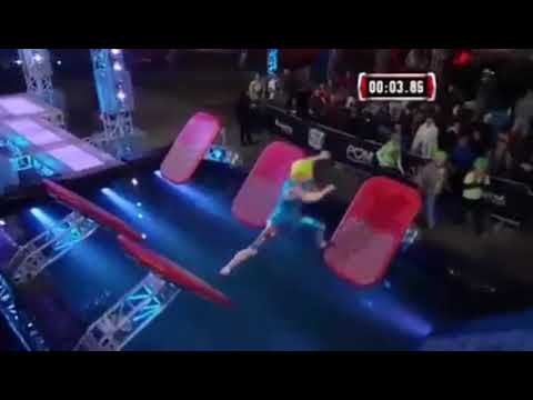Jamie Rahn at the Pittsburgh Qualifiers - American Ninja Warrior 2015