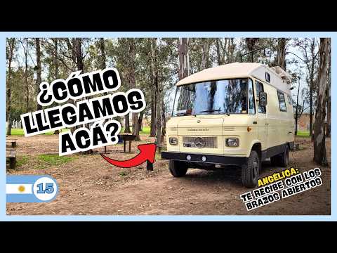 Vida en Motorhome MB608: Asado NOCTURNO y camping GRATIS en Angélica