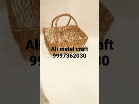 Square metal wire hamper bag basket -stackable