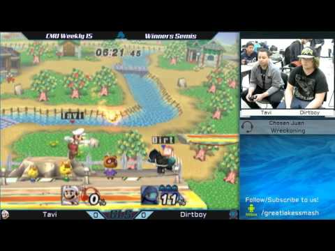 CMU Weekly 15 Winners Semis - Tavi (Mario) vs. Dirtboy (Squirtle)