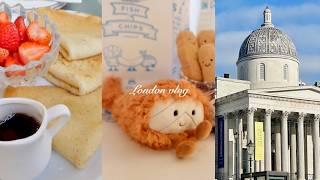vlog｜3泊4日イギリス旅行🇬🇧｜ロンドンの王道観光地巡り、アフタヌーンティー、Jellycatポップアップ｜購入品紹介