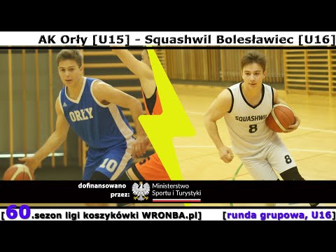 [WRONBA, 60.sezon] 08.11.2025: AK Orły (U15) - Squashwil Bolesławiec (U16) [r. grup., U16]