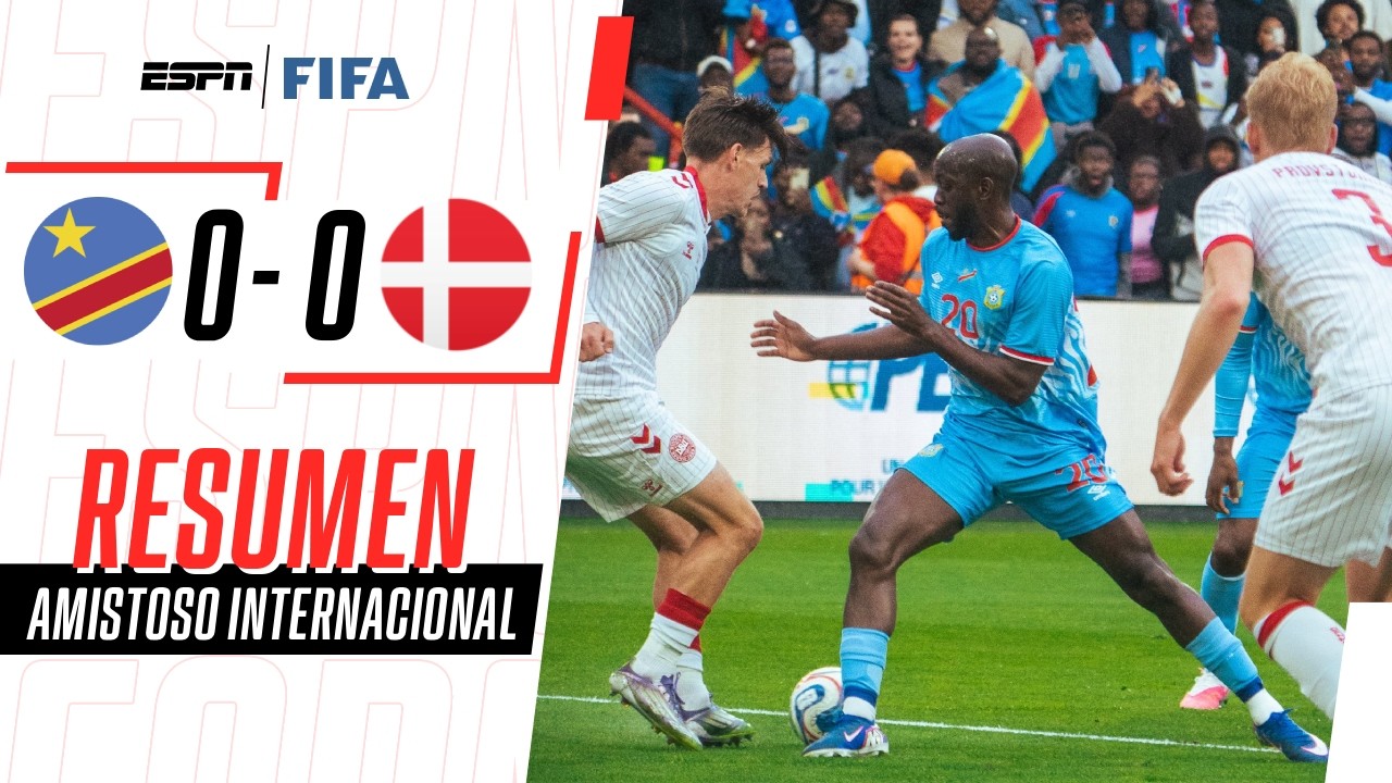 CONGO SALVÓ SU ARCO Y ESTUVO EN PARTIDO ANTE DINAMARCA | Congo 0-0 Dinamarca | RESUMEN