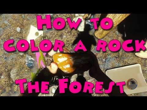 The Forest - How to color a rock