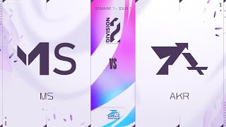 LFL Division2 Summer Split 2023 - W1D1 - MS vs AKR