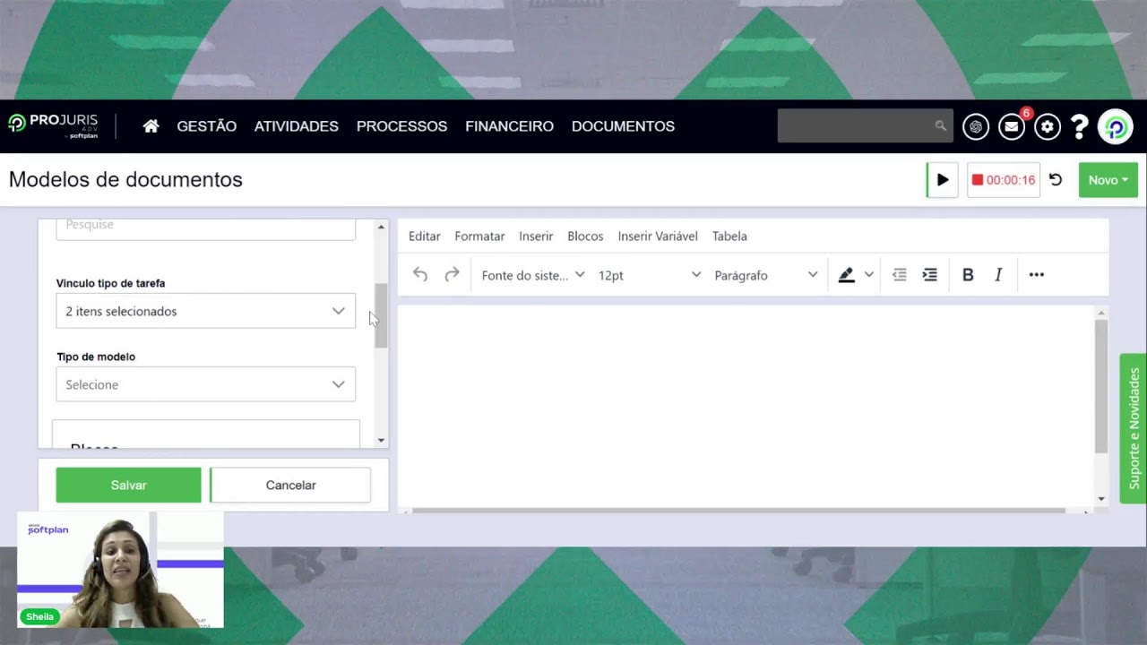 Projuris ADV na Prática | Propositor de Documentos