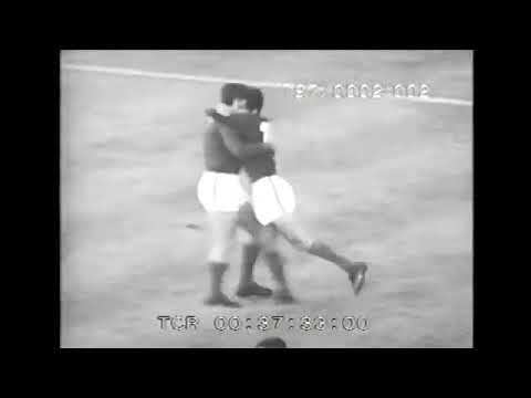 EURO-1968. Qualifiers. Group 2. Sweden - Portugal - 1:1. Highlights.