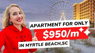 Live in a Hotel with an Ocean View in Myrtle Beach SC for only $950/month! Pool 