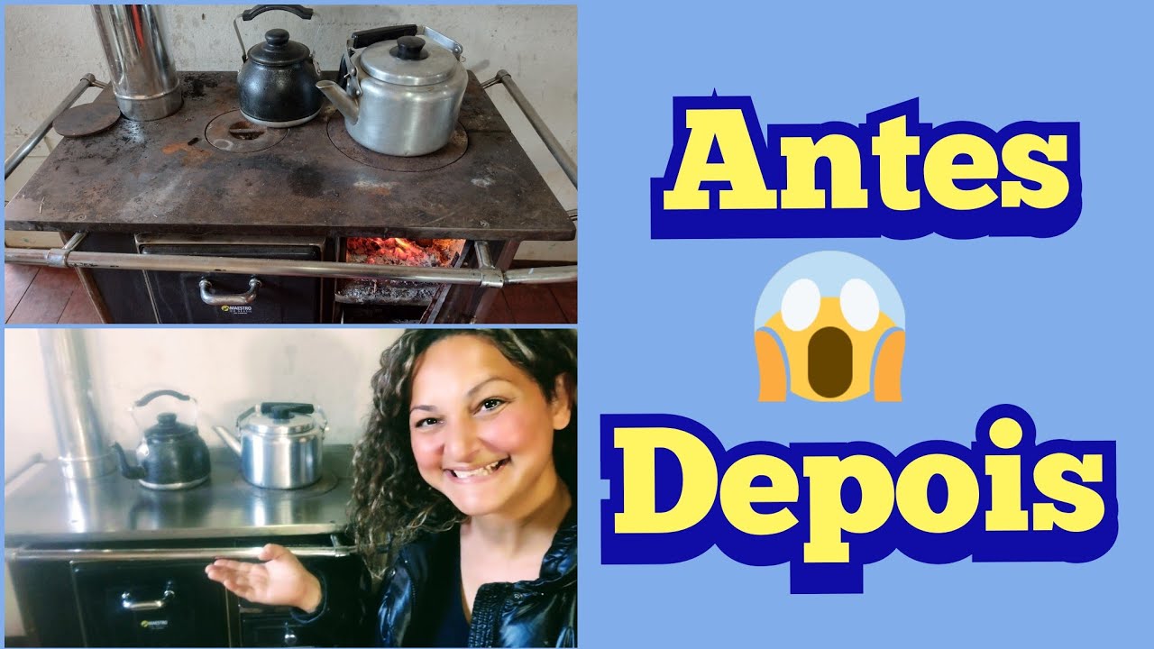 Como Tirar Ferrugem Do Fogão a Lenha Com Cinza | Como Limpar o Fogão a Lenha com Cinza | Ela Bela