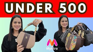 BAGS UNDER ₹500 😱 | Quality Itni Premium, You Won’t Believe! | Myntra Sale 2026 | LEGAL BRIBE Bags